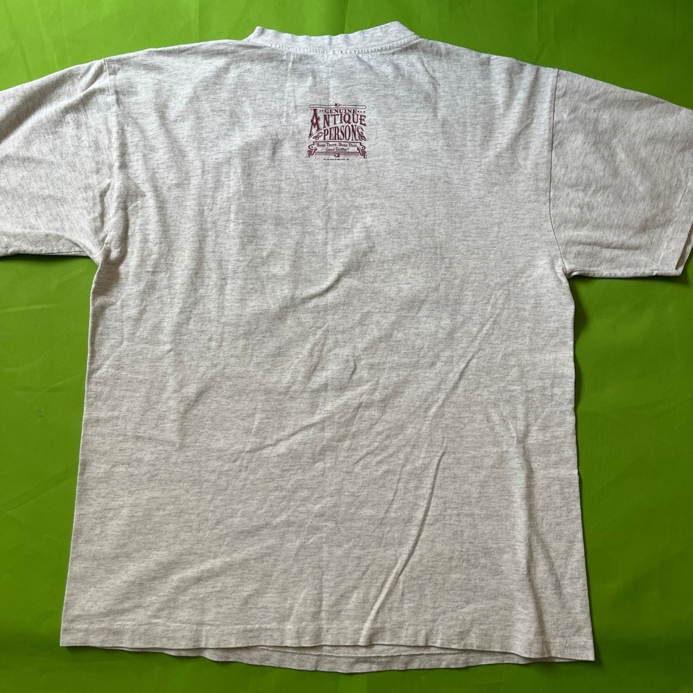 Vintage 1995 Genuine Antique Golfer T-Shirt XL Gray Laid Back Ent Single Stitch - Picture 2 of 7
